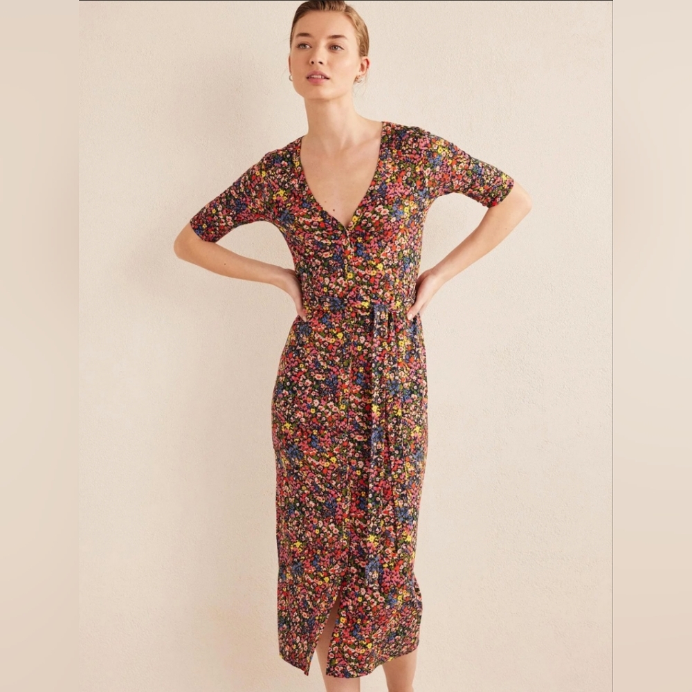 Boden jersey midi dress.